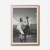 La La Land Canvas Wall Art, Black and White Dance Scene, Romantic Movie Poster Print, Modern Home Decor, Art Gift for Movie Lovers