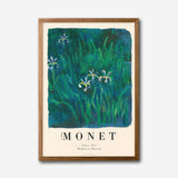 Claude Monet Lilies 1911 Canvas Wall Art, Framed Impressionist Print, Modern Art Museum Collection, Nature Landscape Decor for Living Room Bedroom Office