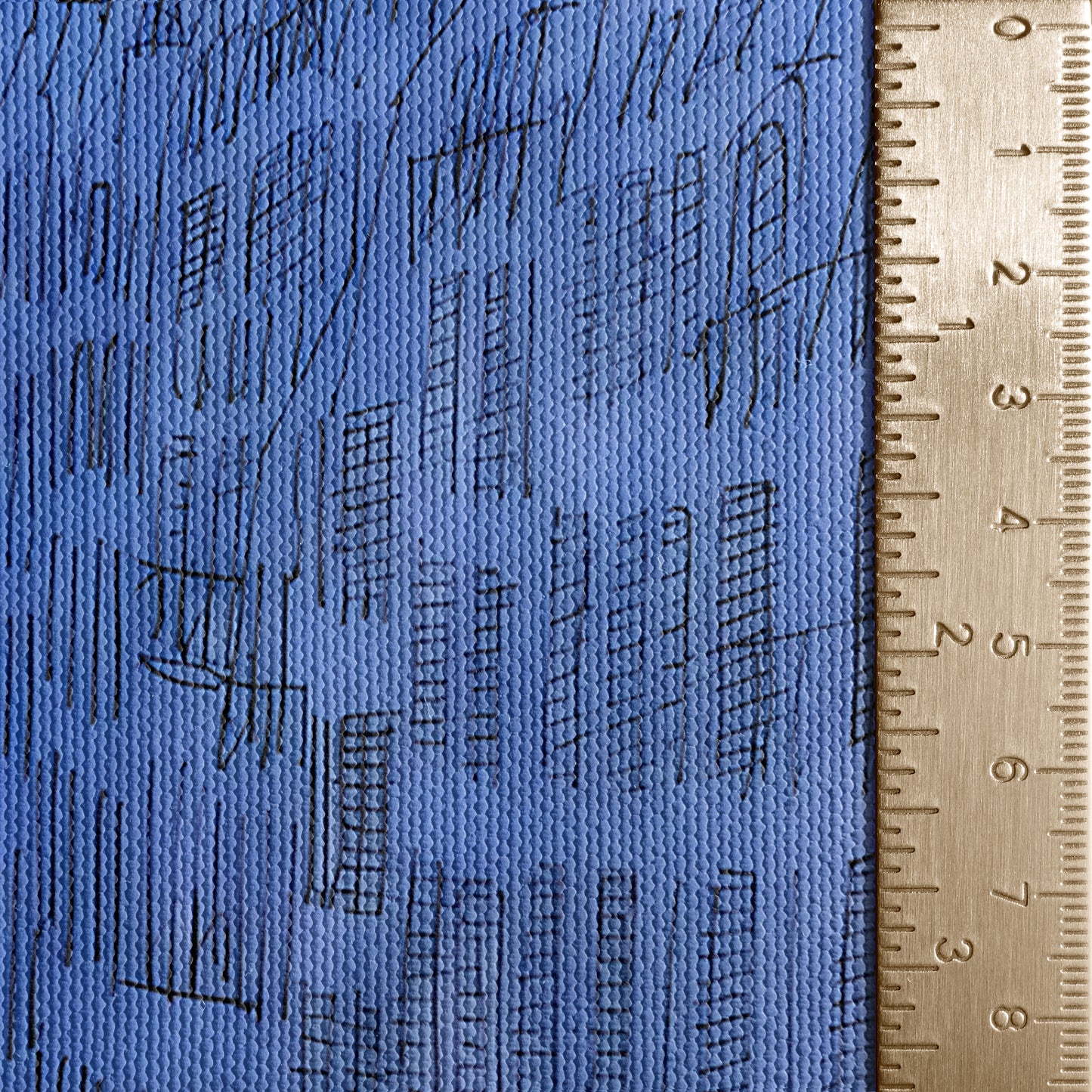 Paris Blue Cityscape Canvas Wall Art, Sempé Illustration, French Street Decor, Soulmates Wall Print, Urban Romantic Gift, Modern Home Accent