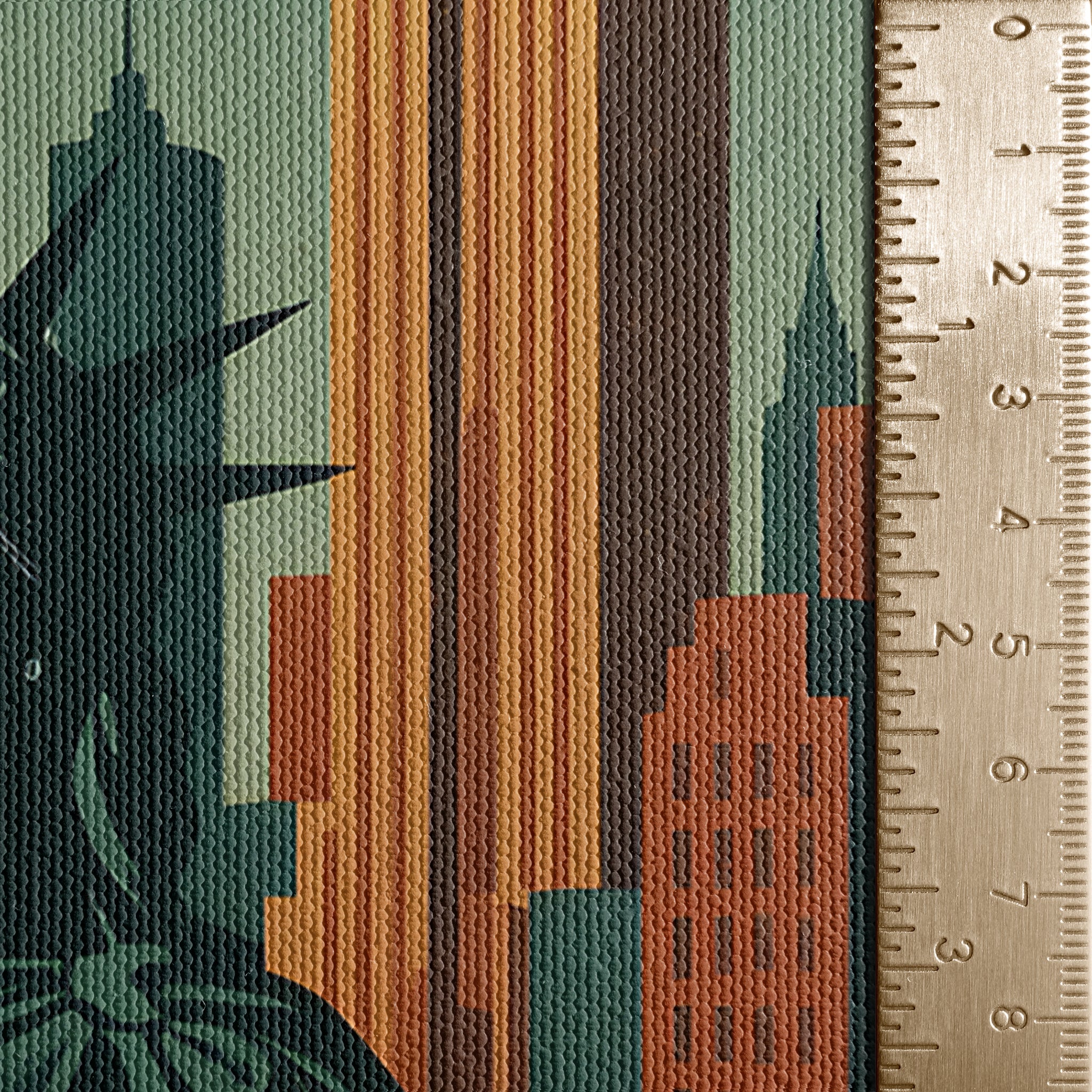 New York Skyline Canvas Wall Art, Statue of Liberty Wall Decor, Retro Cityscape Artwork, Modern Urban Home Accent