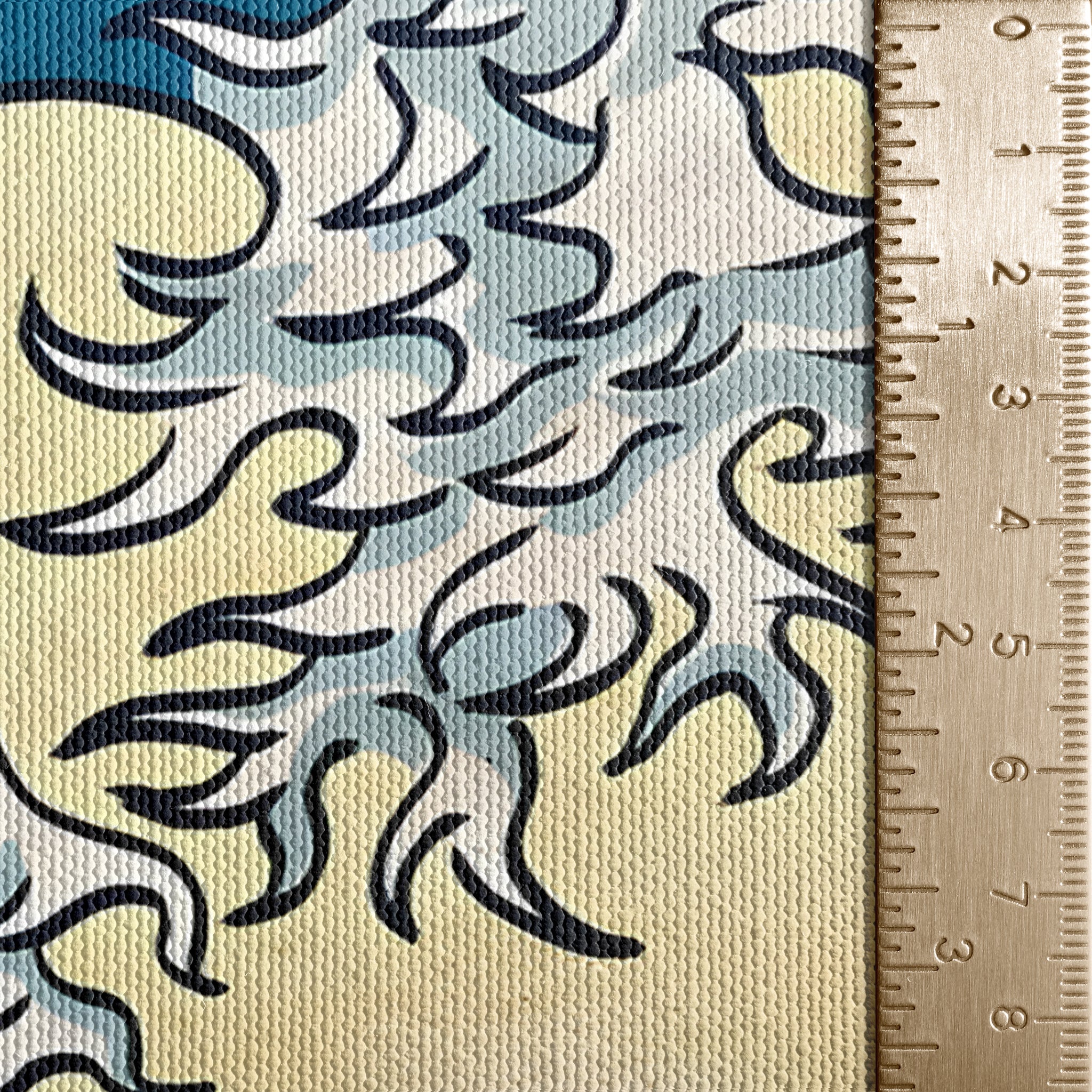 The New Yorker Magazine Cover Canvas Wall Art, Great Wave Modern Ocean Print, Japanese Art Inspired, Framed Ready to Hang, Blue Sea Wall Decor, Living Room Office Home Decoration