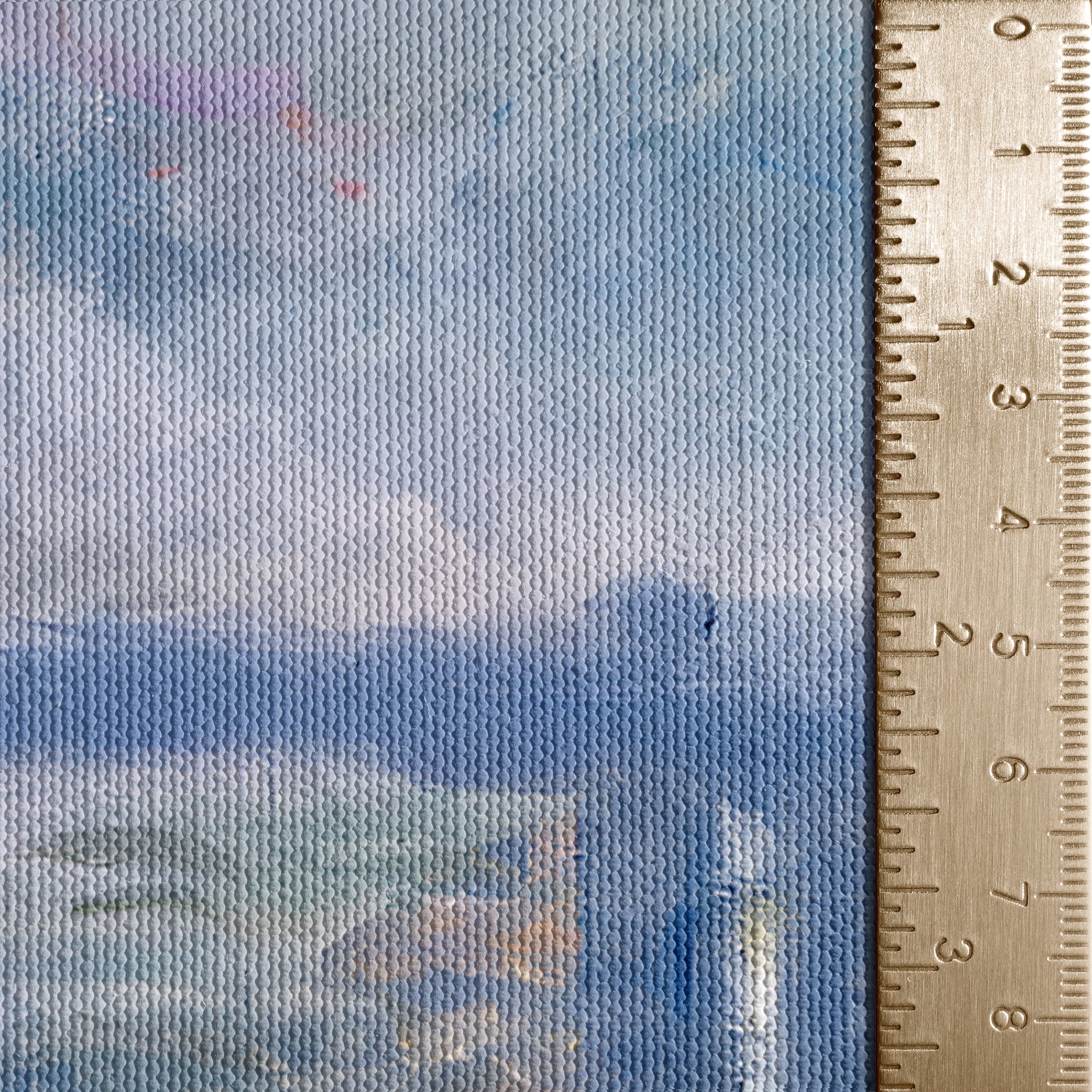 Claude Monet Impressionist Canvas Wall Art, Blue and Purple Abstract Seascape, Modern Framed Home Decor, Fine Art Print for Living Room or Bedroom