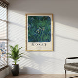 Claude Monet Lilies 1911 Canvas Wall Art, Framed Impressionist Print, Modern Art Museum Collection, Nature Landscape Decor for Living Room Bedroom Office